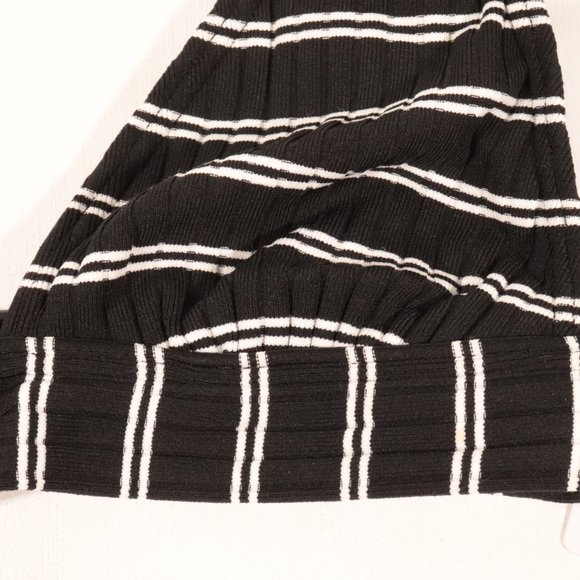 NWT Seafolly Inka Stripe Longline Tri Bikini Top in Black - Picture 6 of 12